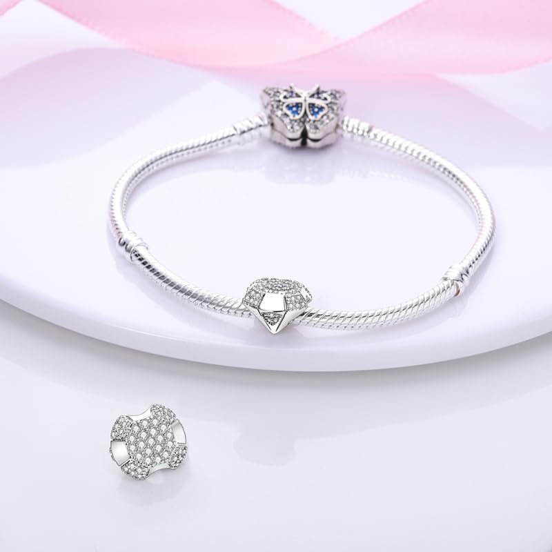 DATOUQI Queen Happy Birthday Hot Air Balloon Family Puppy Charm 925 Sterling Silver Charms for Bracelets and Necklaces Mother's Day Charms for Women - Image 2